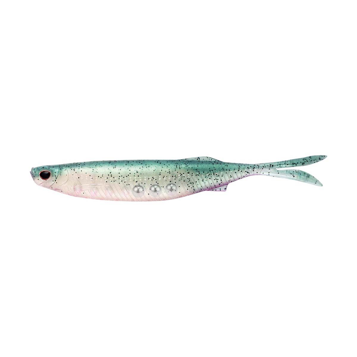 Nomad Live Ops Fallout Minnow Soft Plastic Lure 4.25in Green Wakasagi, Green Wakasagi, bcf_hi-res