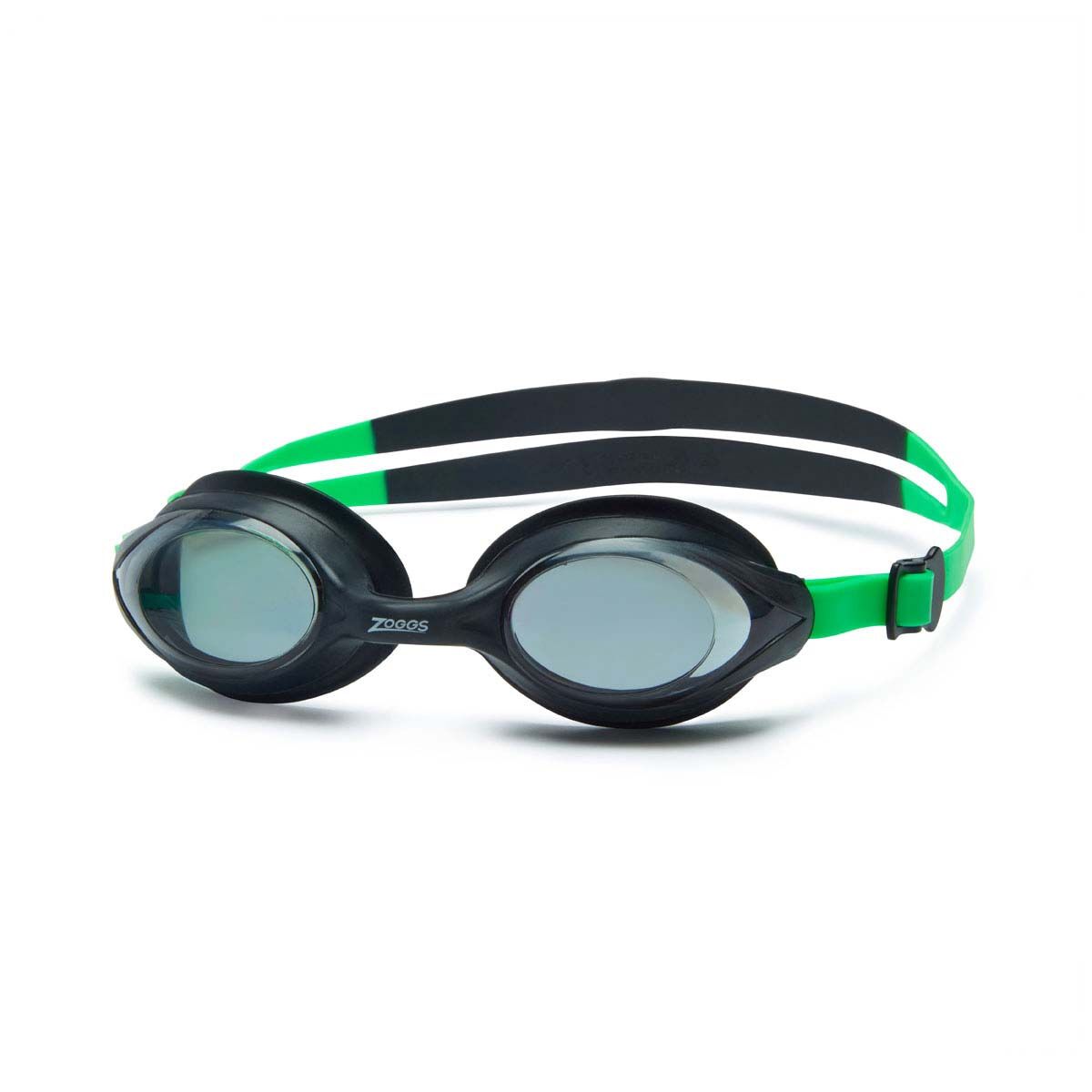 Zoggs Bondi Adult Swim Goggles Black/Green OSFA, Black/Green, bcf_hi-res