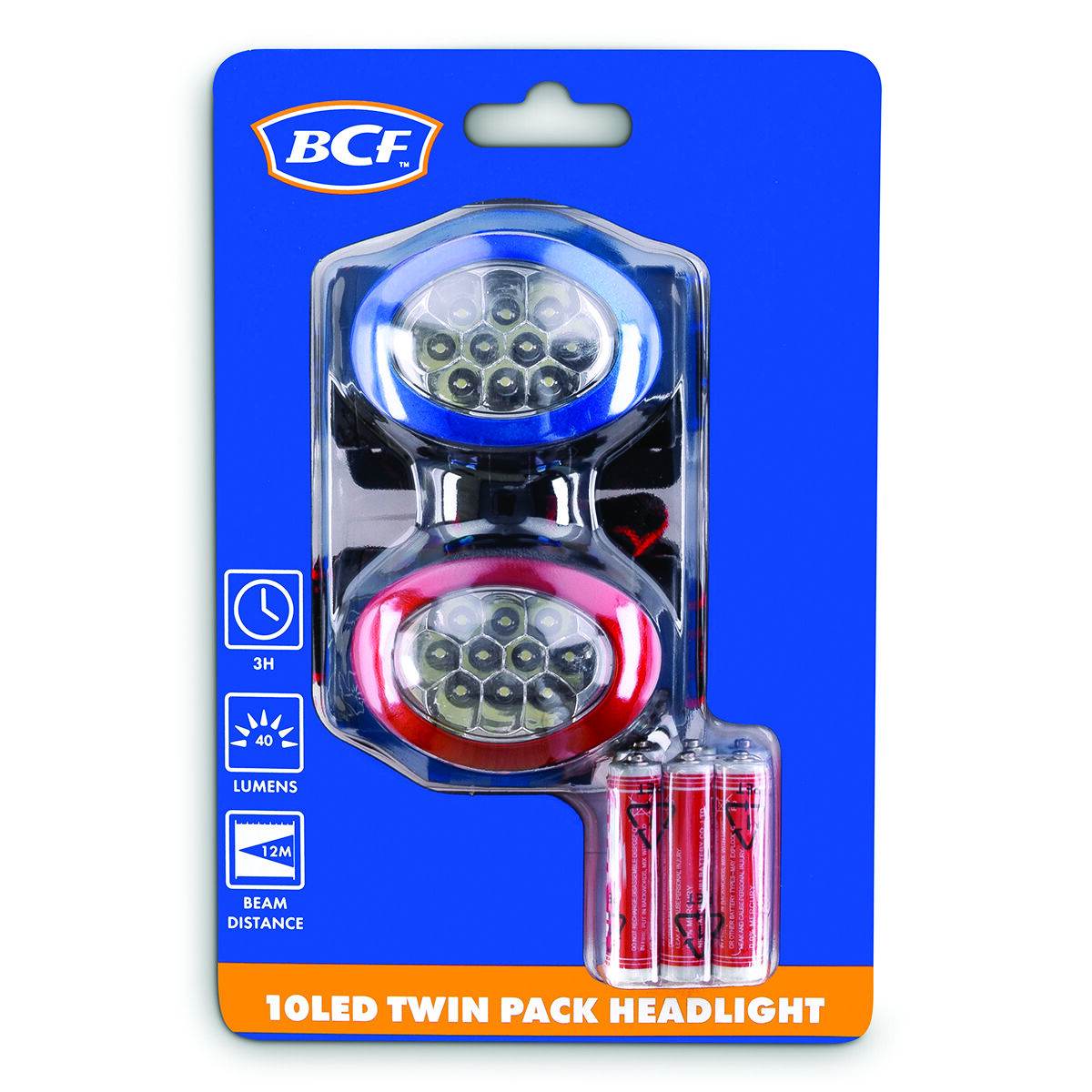 BCF 10 LED Headlamp Twin Pack, , bcf_hi-res