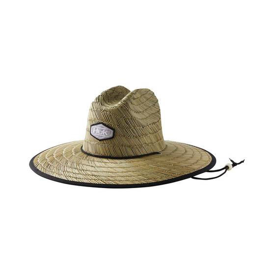 Huk Unisex Straw Hat Overcast Grey, Overcast Grey, bcf_hi-res