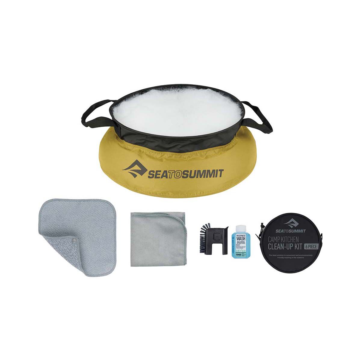 Sea to Summit Camp Kitchen Clean-Up Kit 6 Piece Set, , bcf_hi-res