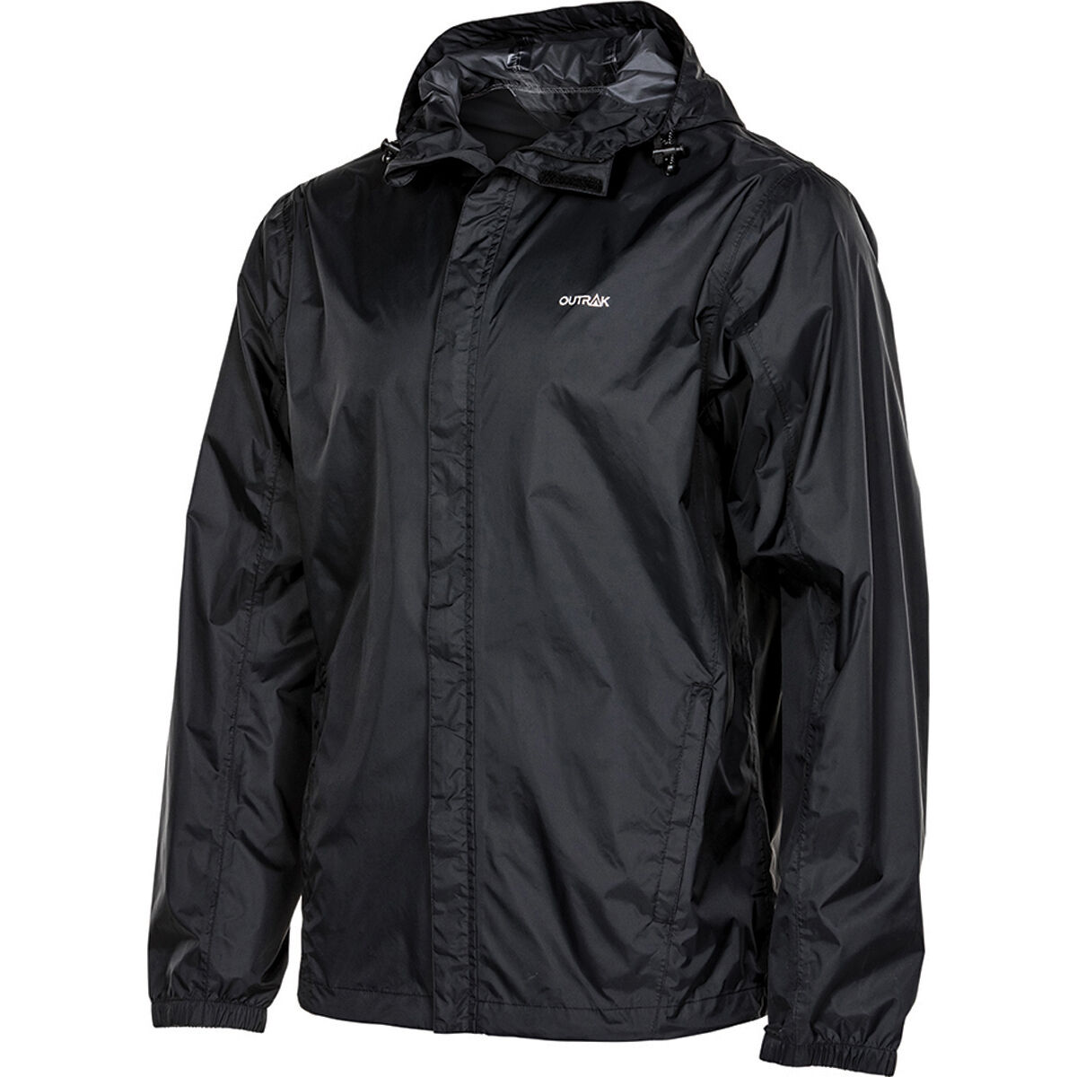 Location Mens Black Rock Waterproof Balaclava Rain Hooded Jacket Coat Size S-4XL 