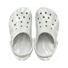 Crocs Youth Baya Marble Clogs, Grey Marle, bcf_hi-res