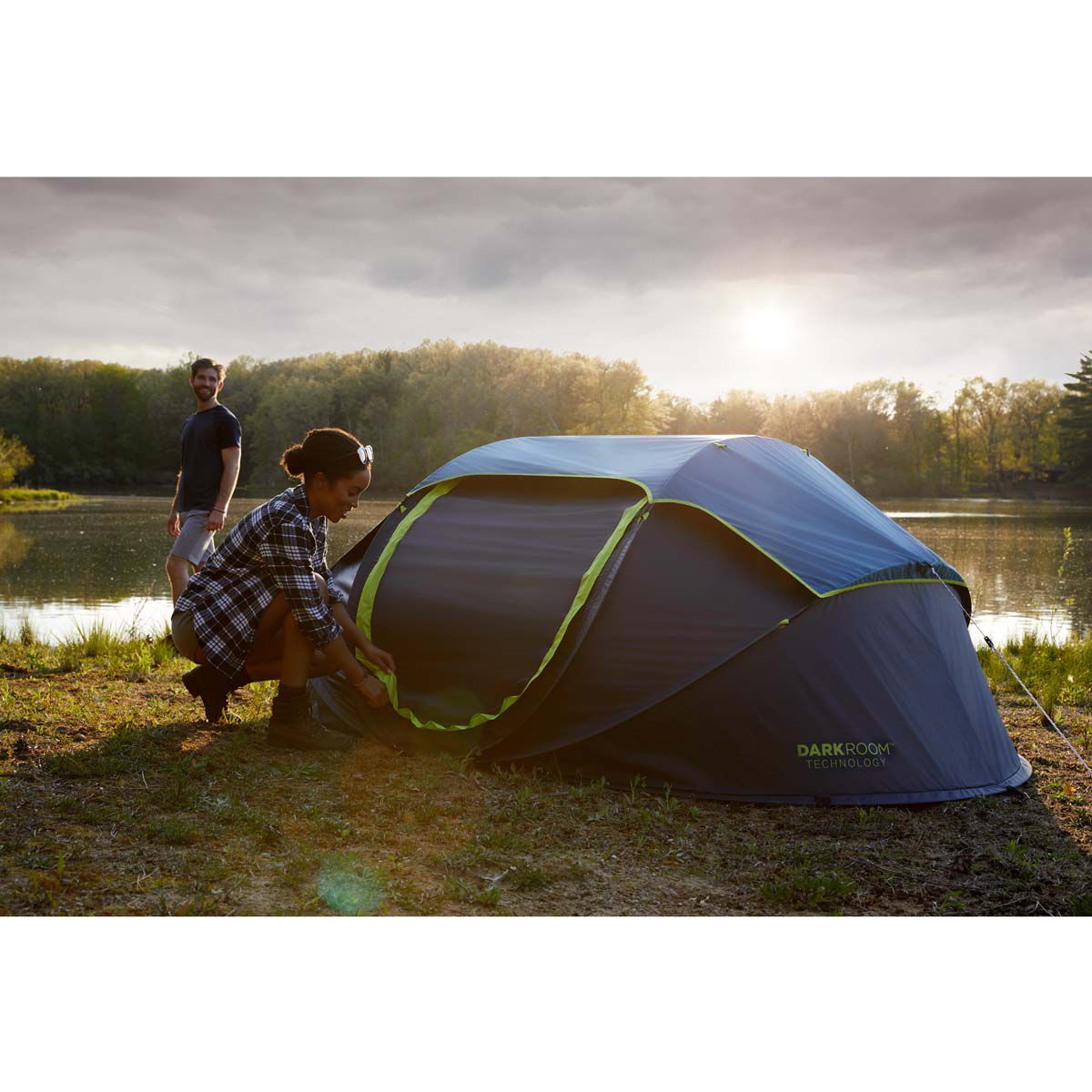 Coleman Darkroom Pop Up Tent 4 Person BCF