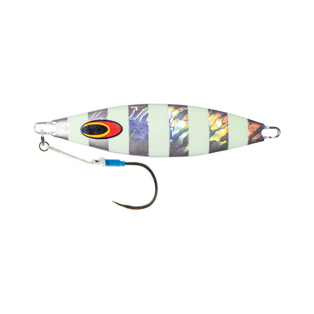 Nomad Buffalo Jig Lure 120g Silver Glow Stripe, Silver Glow Stripe, bcf_hi-res