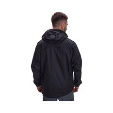 Macpac Unisex Pack-It Rain Jacket, Black, bcf_hi-res