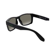 LXD Men’s Baja Mirror Polar Sunglasses Matt Black with Green Lens, , bcf_hi-res