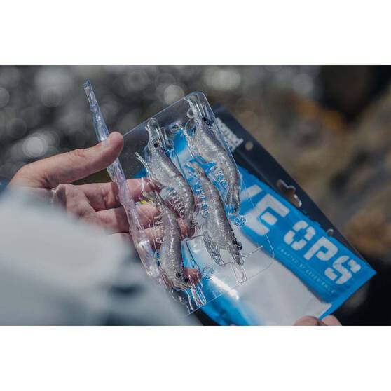 Nomad Live Ops Switcher Shrimp Soft Plastic Lure 5in Fried Banana, Fried Banana, bcf_hi-res