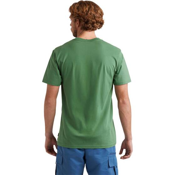 Quiksilver Waterman Men’s Bold Logo Short Sleeve Tee Myrtle S, Myrtle, bcf_hi-res
