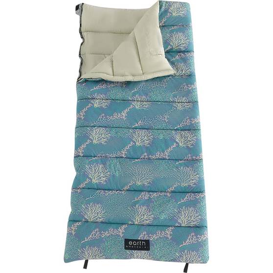 earth by Wanderer® Coral Cotton 5.2°C Sleeping Bag, , bcf_hi-res