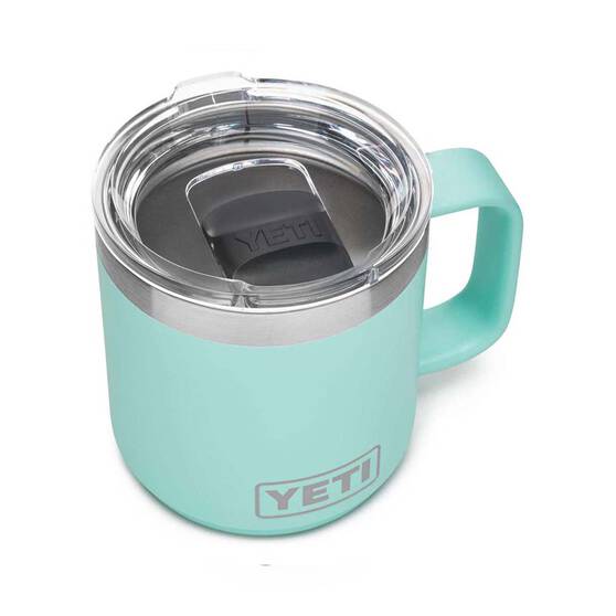 YETI® Rambler® Stackable Mug 10 oz (295ml) with MagSlider™ Lid Seafoam, Seafoam, bcf_hi-res
