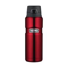 Thermos King Stainless Steel Bottle with Flip Lid 710ml Red, Red, bcf_hi-res