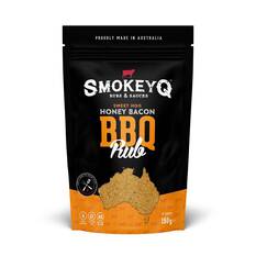 Smokey Q Sweet Hog Honey and Bacon Rub Pouch 150G, , bcf_hi-res