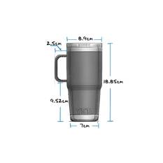 YETI® Rambler® Travel Mug 20 oz (591ml) with Stronghold™ Lid Seafoam, Seafoam, bcf_hi-res