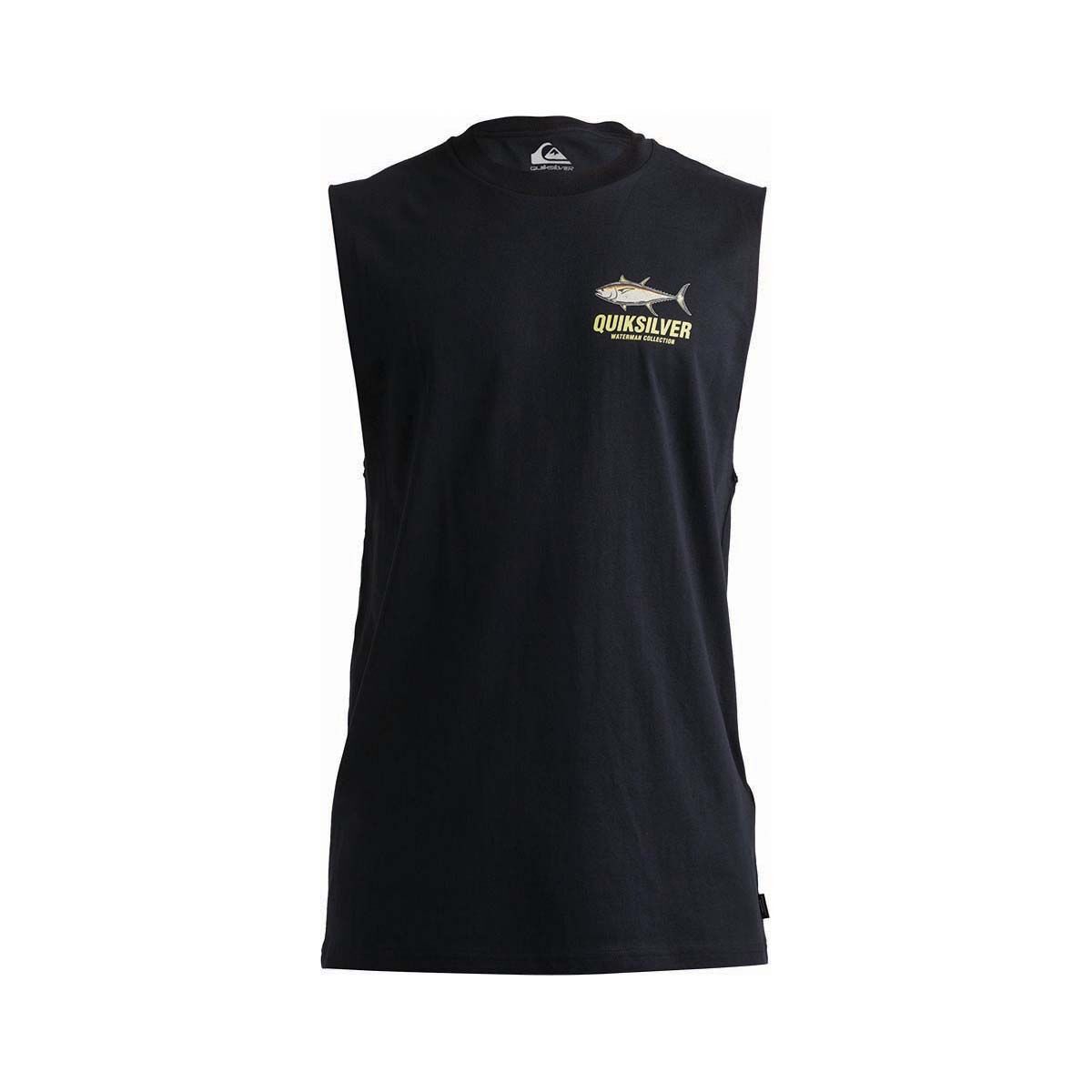 Quiksilver Men's Slack Tide Muscle Tank Black S, Black, bcf_hi-res