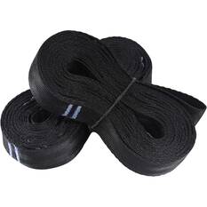 earth by Wanderer® Recycled Nylon Double Hammock + Kit Blue, Blue, bcf_hi-res