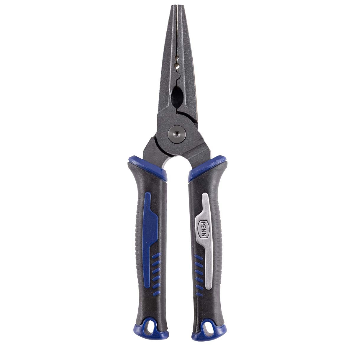 Penn Saltwater Straight Nose Pliers 8in Blue, , bcf_hi-res