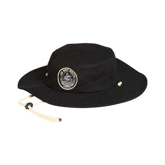The Mad Hueys Men's Castaway Pirate Wide Brim Hat Vintage Black S/M, Vintage Black, bcf_hi-res