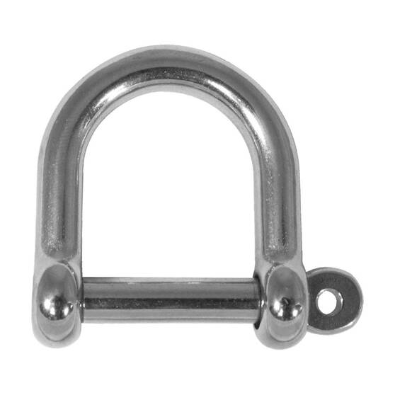 BLA 316 Stainless Steel Wide D Shackle 8mm, , bcf_hi-res