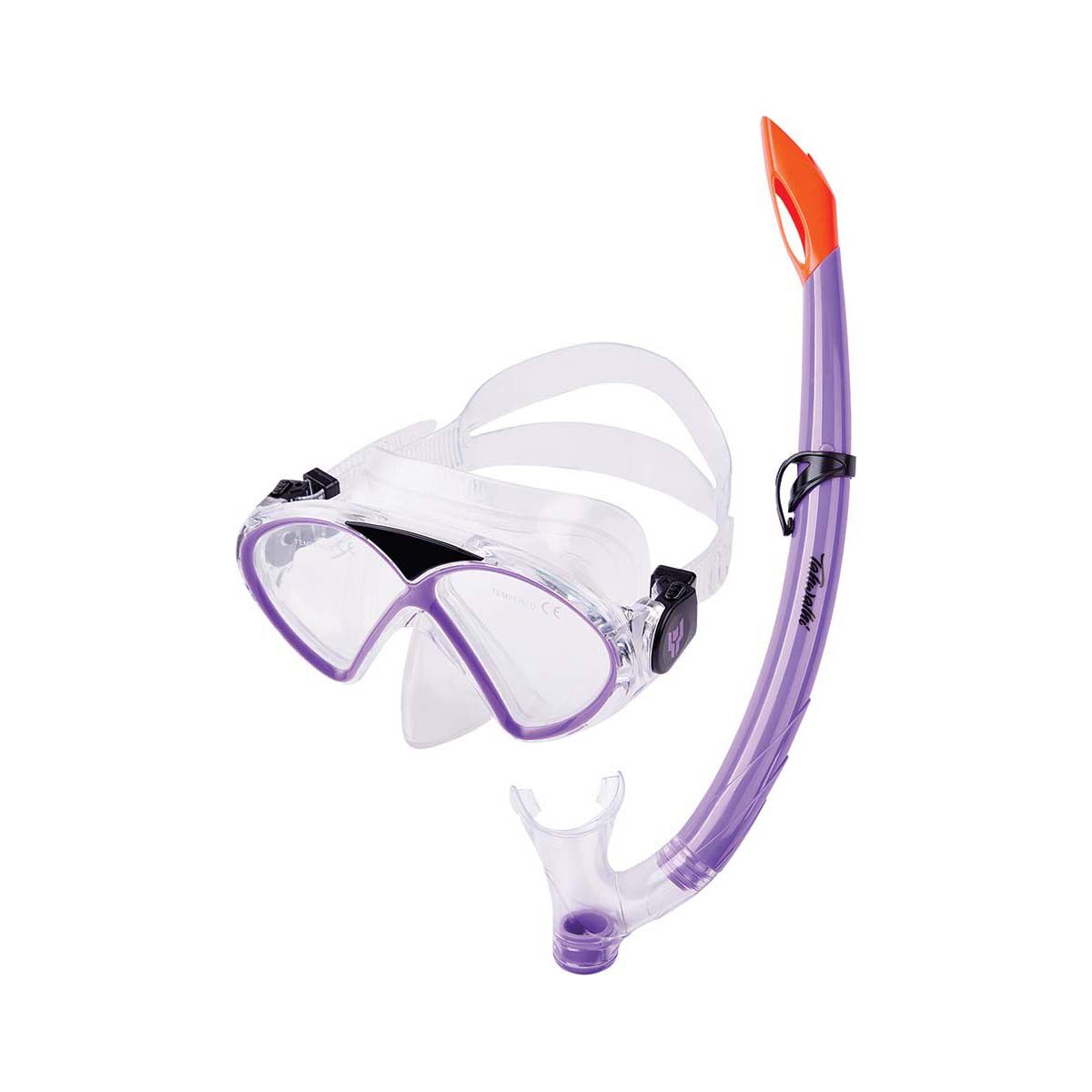 Tahwalhi Junior Mask and Snorkel Combo Purple, Purple, bcf_hi-res