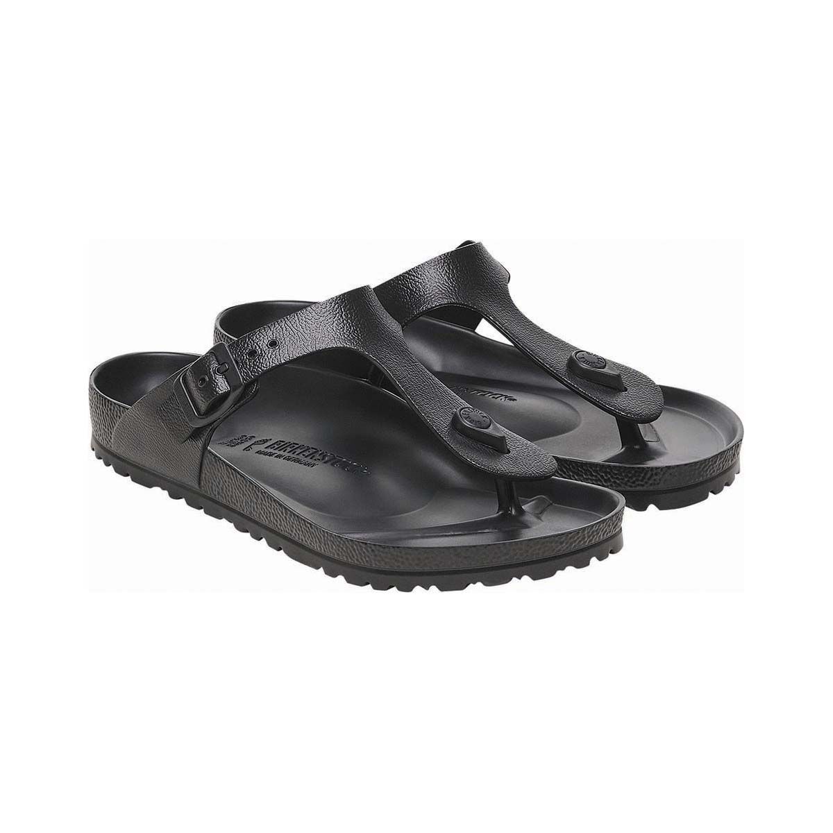 Birkenstock Unisex Gizeh EVA Thongs, Black, bcf_hi-res