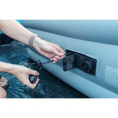 Wanderer Contour Queen Air Bed with 240V Pump, , bcf_hi-res