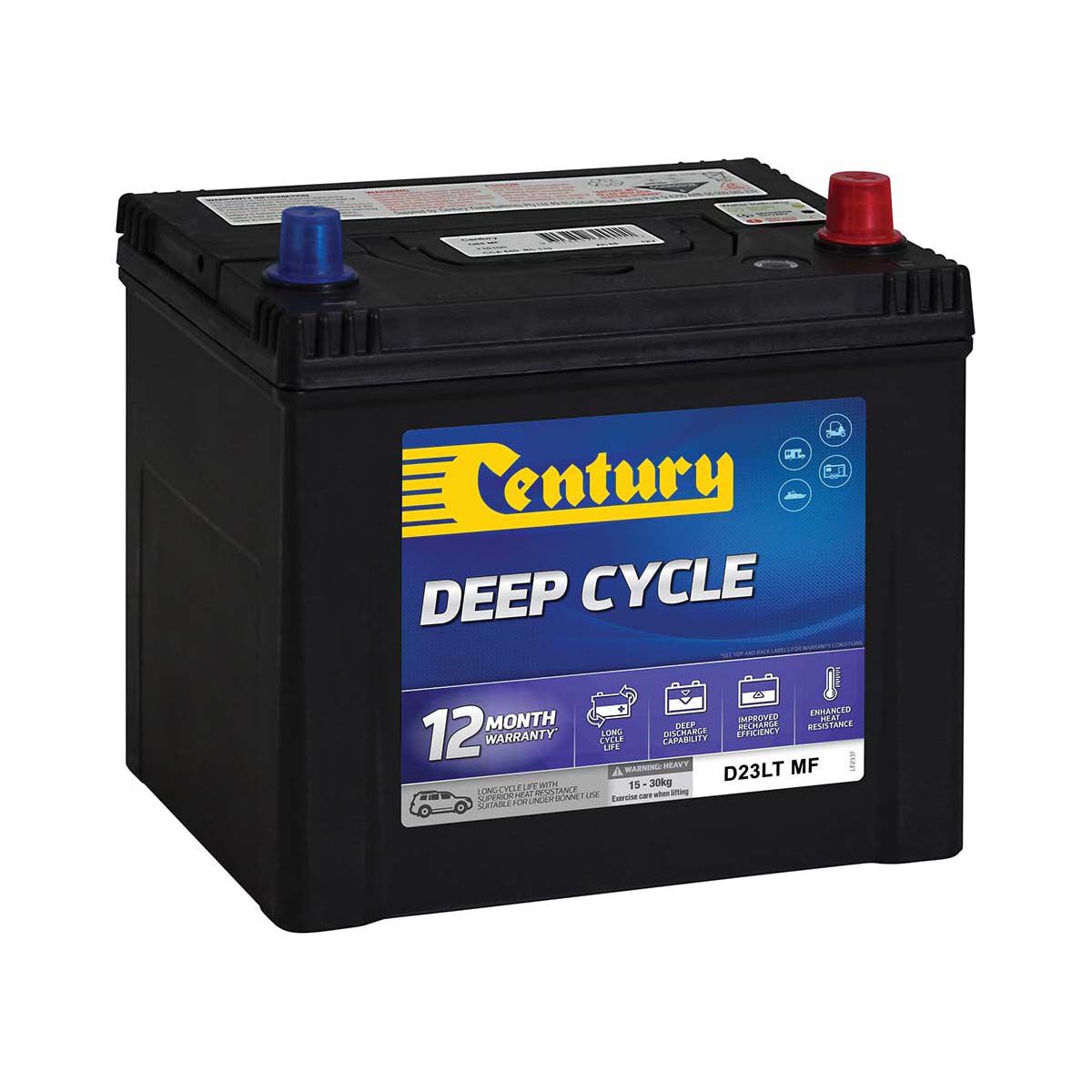 Century Deep Cycle D23LT MF Marine Battery BCF
