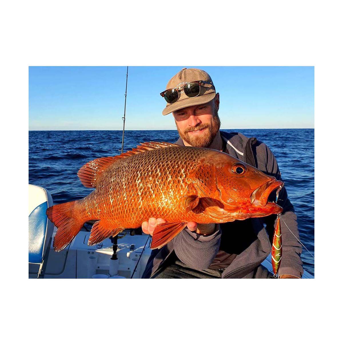 Ocean's Legacy Hybrid Contact Jig Lure 120g Orange, Orange, bcf_hi-res