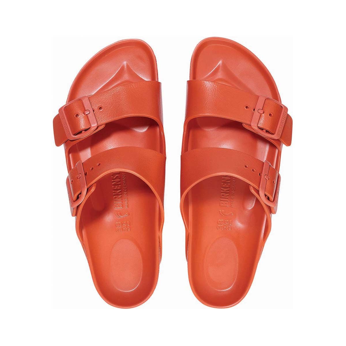 Birkenstock Unisex Arizona EVA Sandals Rust Brown 41, Rust Brown, bcf_hi-res