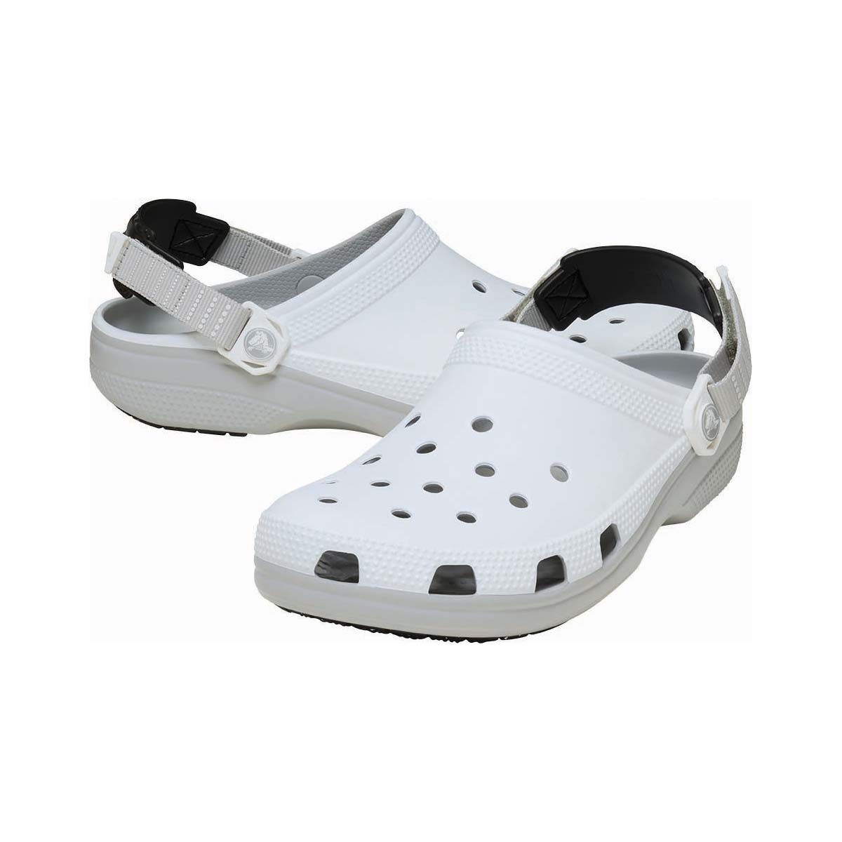 Crocs Unisex Classic Turbo Clogs, White, bcf_hi-res