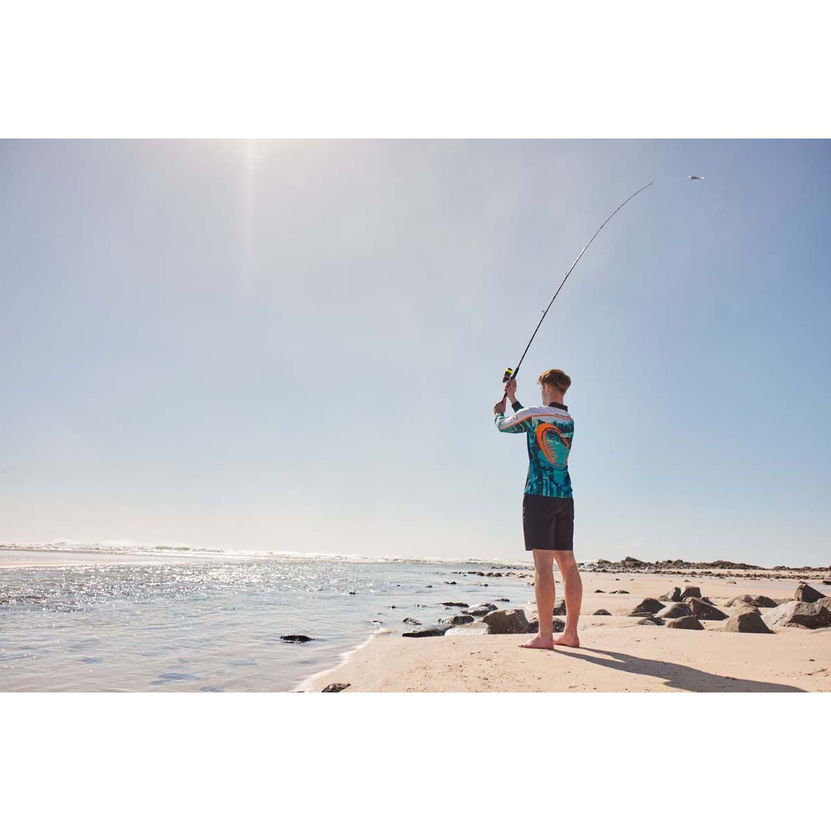 Savage Gear Men's Bream Fishing Shirt, Blue, bcf_hi-res