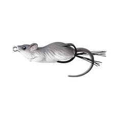 Livetarget Hollow Body Mouse Surface Lure 3.33in Grey White, Grey White, bcf_hi-res