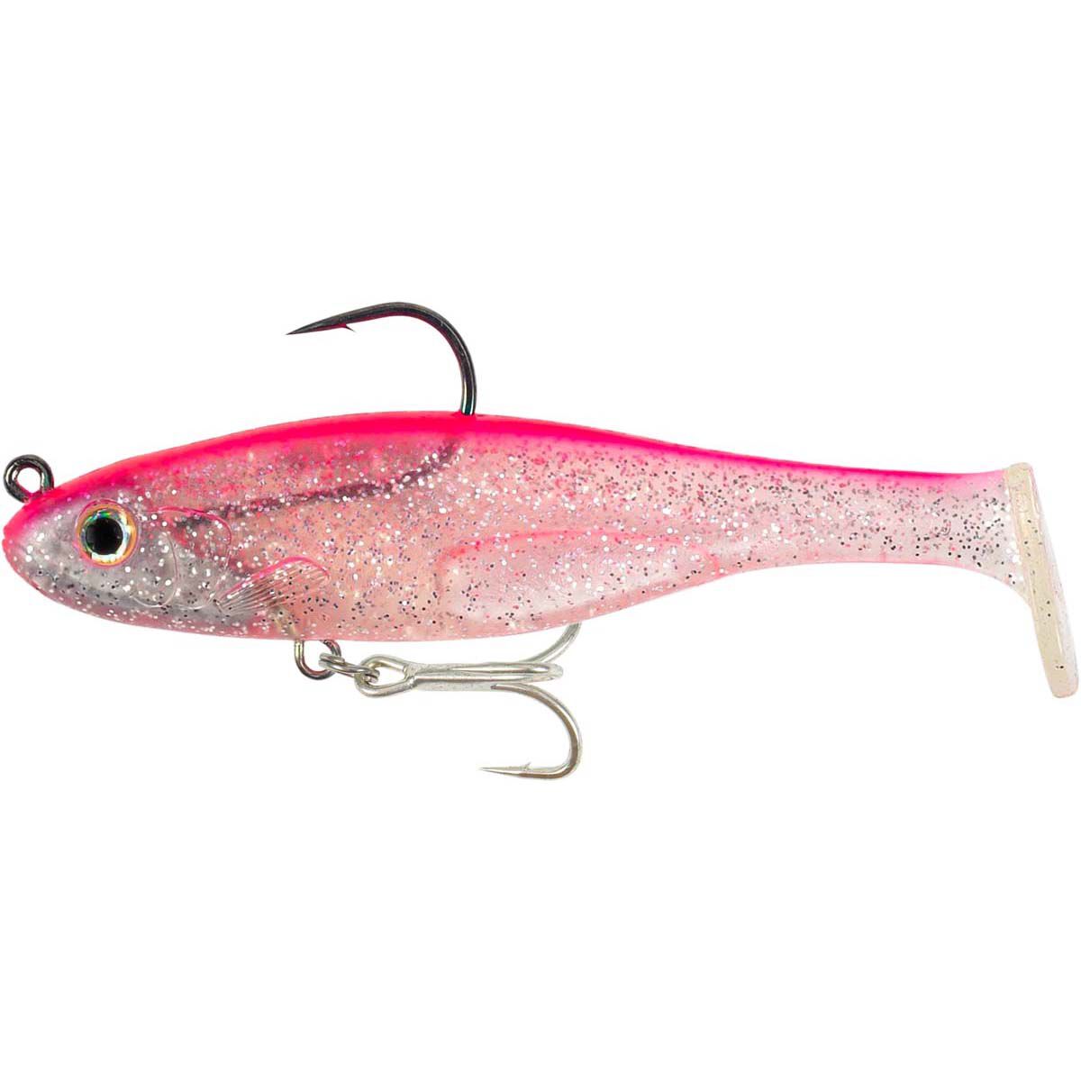 Fishcraft Dr Shad Soft Plastic Lure 3in Pink Frosting, Pink Frosting, bcf_hi-res