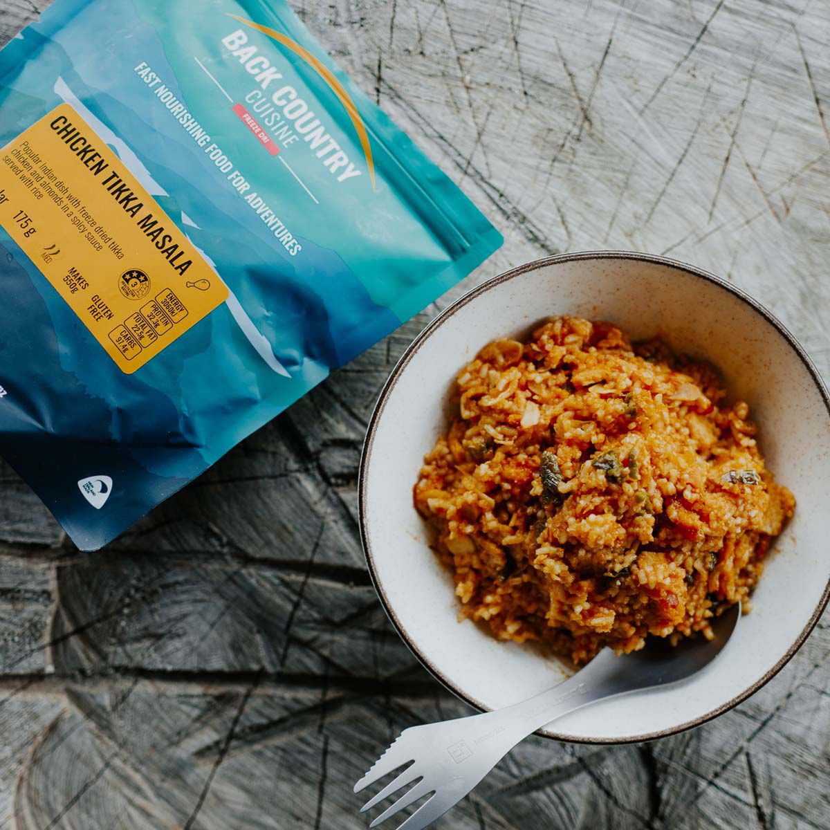 Back Country Cuisine Freeze Dried Chicken Tikka Masala 1 Serve, , bcf_hi-res