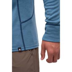 Macpac Men's Geothermal Long Sleeve Top, Storm Blue, bcf_hi-res
