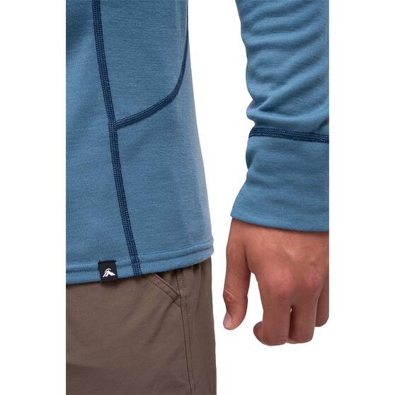 Macpac Men's Geothermal Long Sleeve Top, Storm Blue, bcf_hi-res