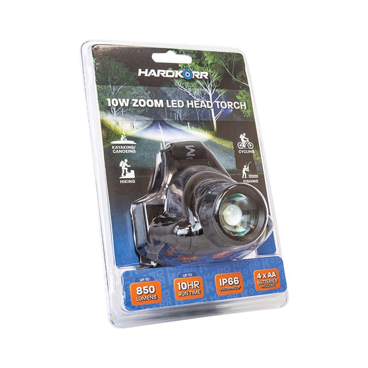 Hardkorr Cree LED Zoom Headlamp 10W, , bcf_hi-res