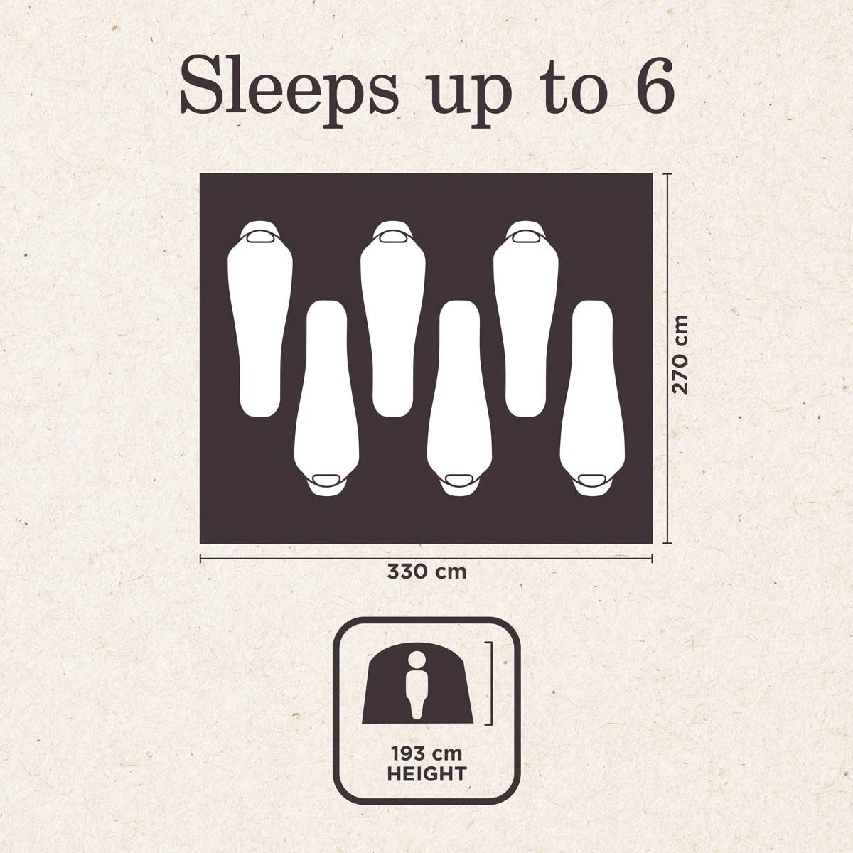 Coleman Darkroom Instant Tent 6 Person, , bcf_hi-res