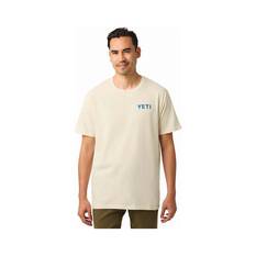 YETI® Men’s Horizon Short Sleeve Tee, Natural, bcf_hi-res