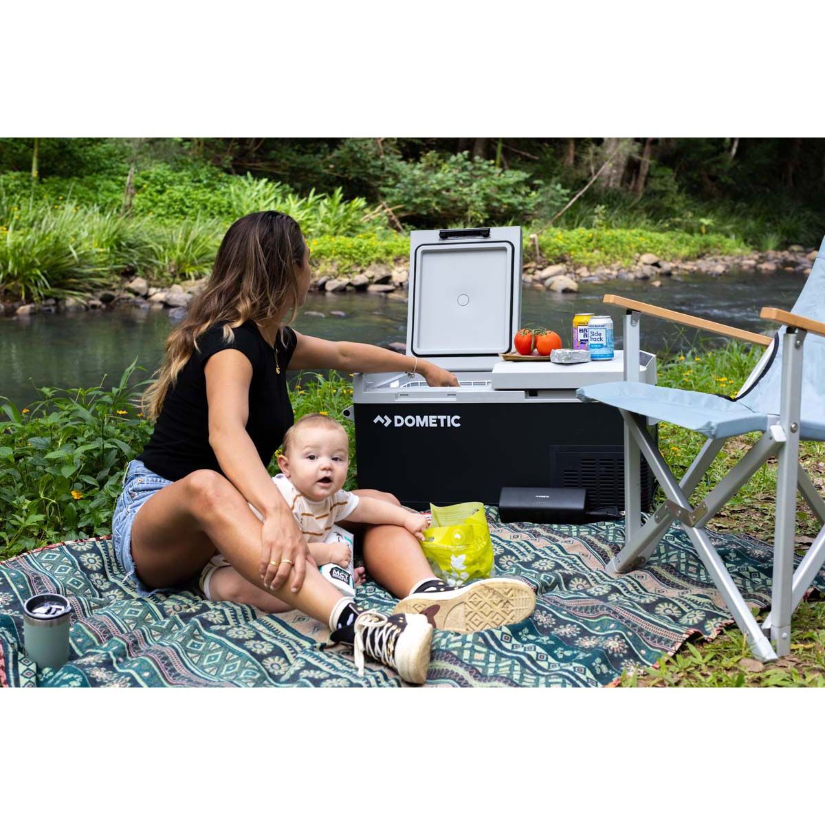 Dometic CFF50LPDZ Low Profile Dual Zone Fridge Freezer 50L, , bcf_hi-res