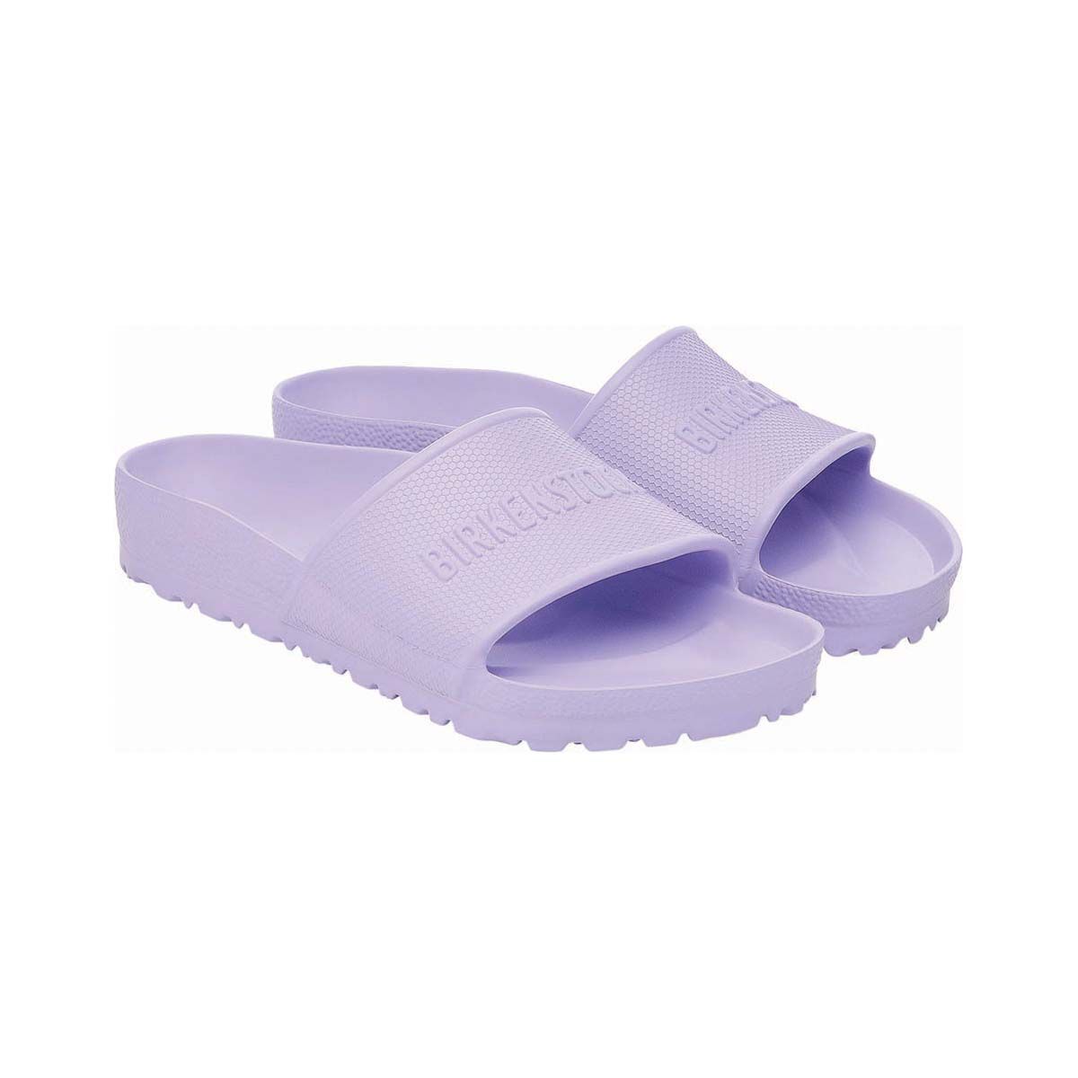 Birkenstock Unisex Barbados EVA Slides Purple Fog 36, Purple Fog, bcf_hi-res
