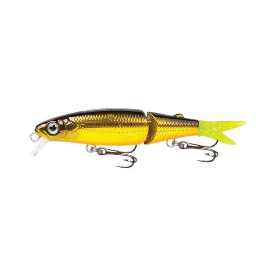 Fishcraft Squirmer Minnow Hard Body Lure 70mm Black and Gold, Black and Gold, bcf_hi-res