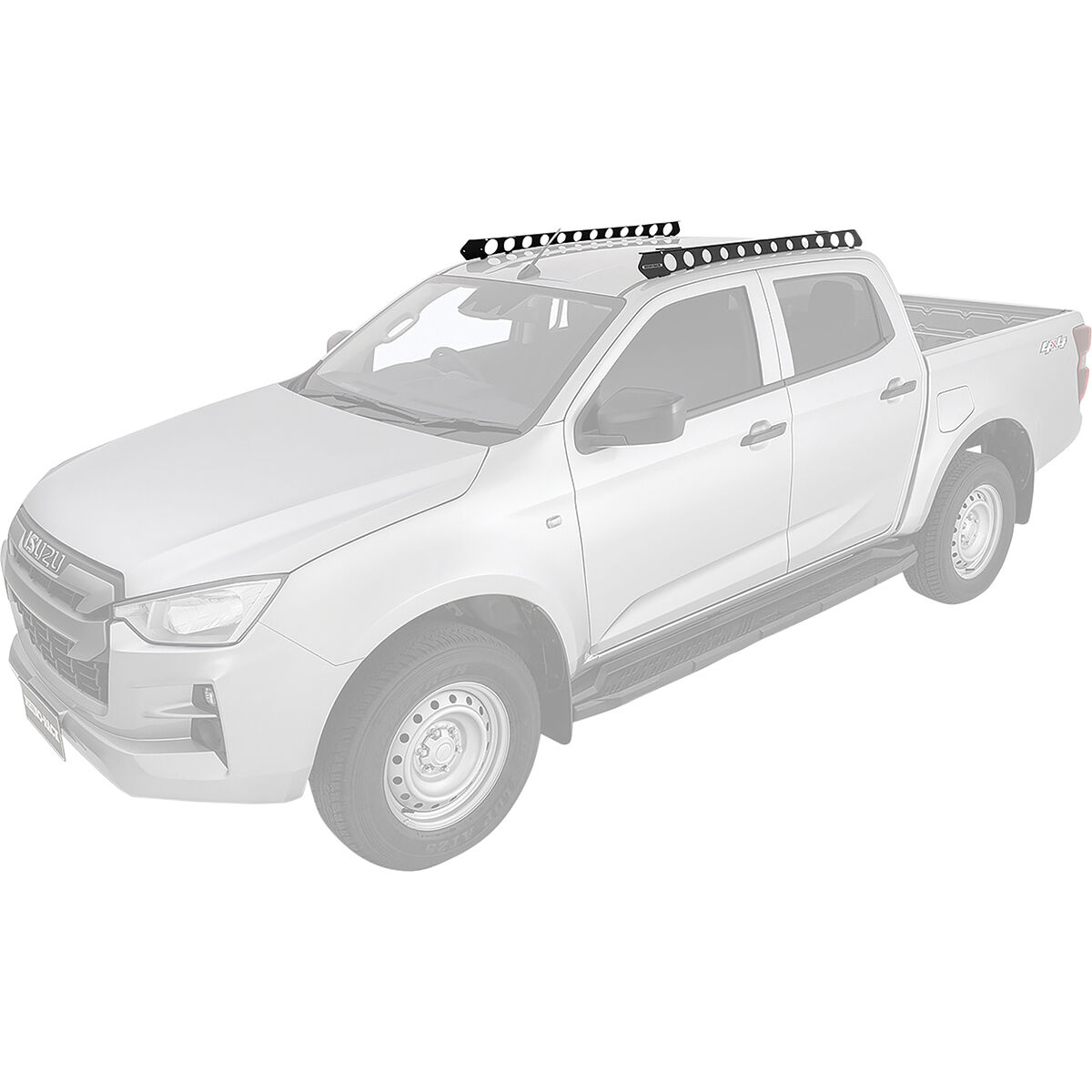 Rhino Rack Backbone Mounting System - Isuzu Dmax Gen3, Mazda BT50 Double Cab, , bcf_hi-res