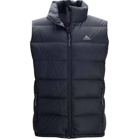 Macpac Men's Halo Down Puffer Vest V2, Black, bcf_hi-res