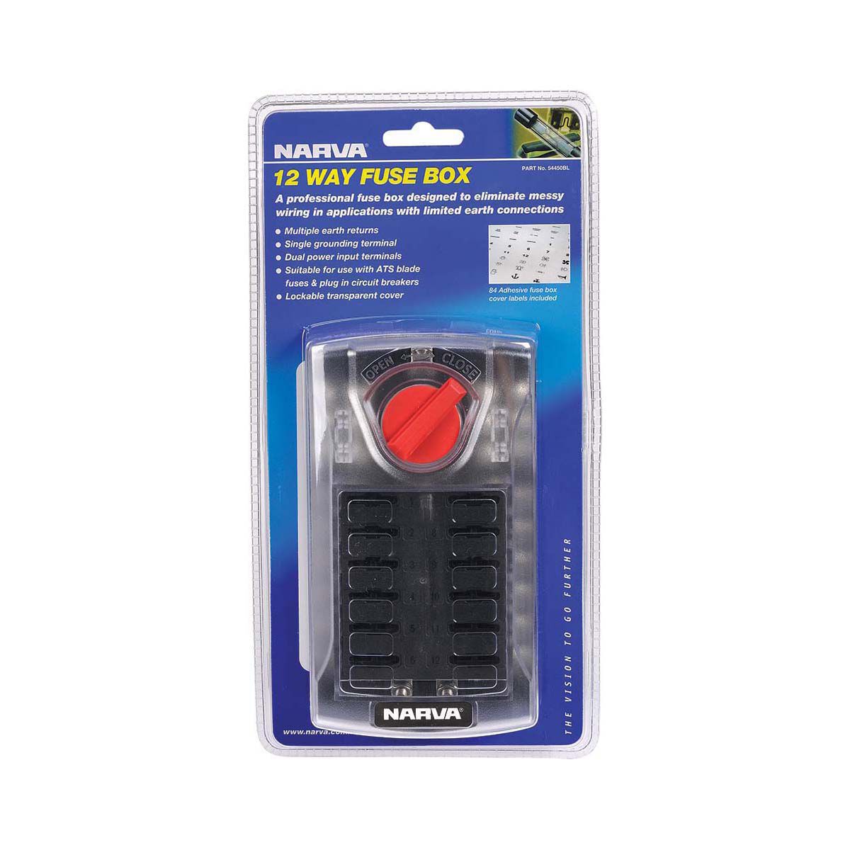 Narva 12 Way Fuse Box and Cover, , bcf_hi-res