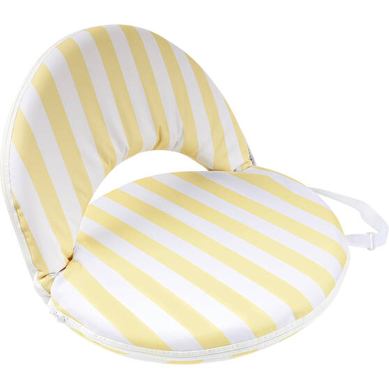 Wanderer Adjustable Beach Seat Pad Yellow Stripe, Yellow Stripe, bcf_hi-res