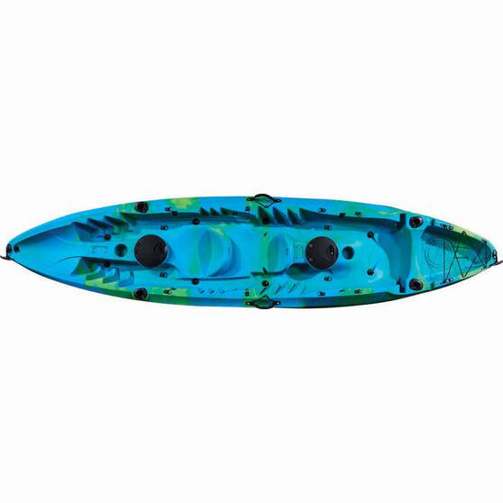 Glide Reflection Tandem Kayak - 2 Person Blue / Green, , bcf_hi-res