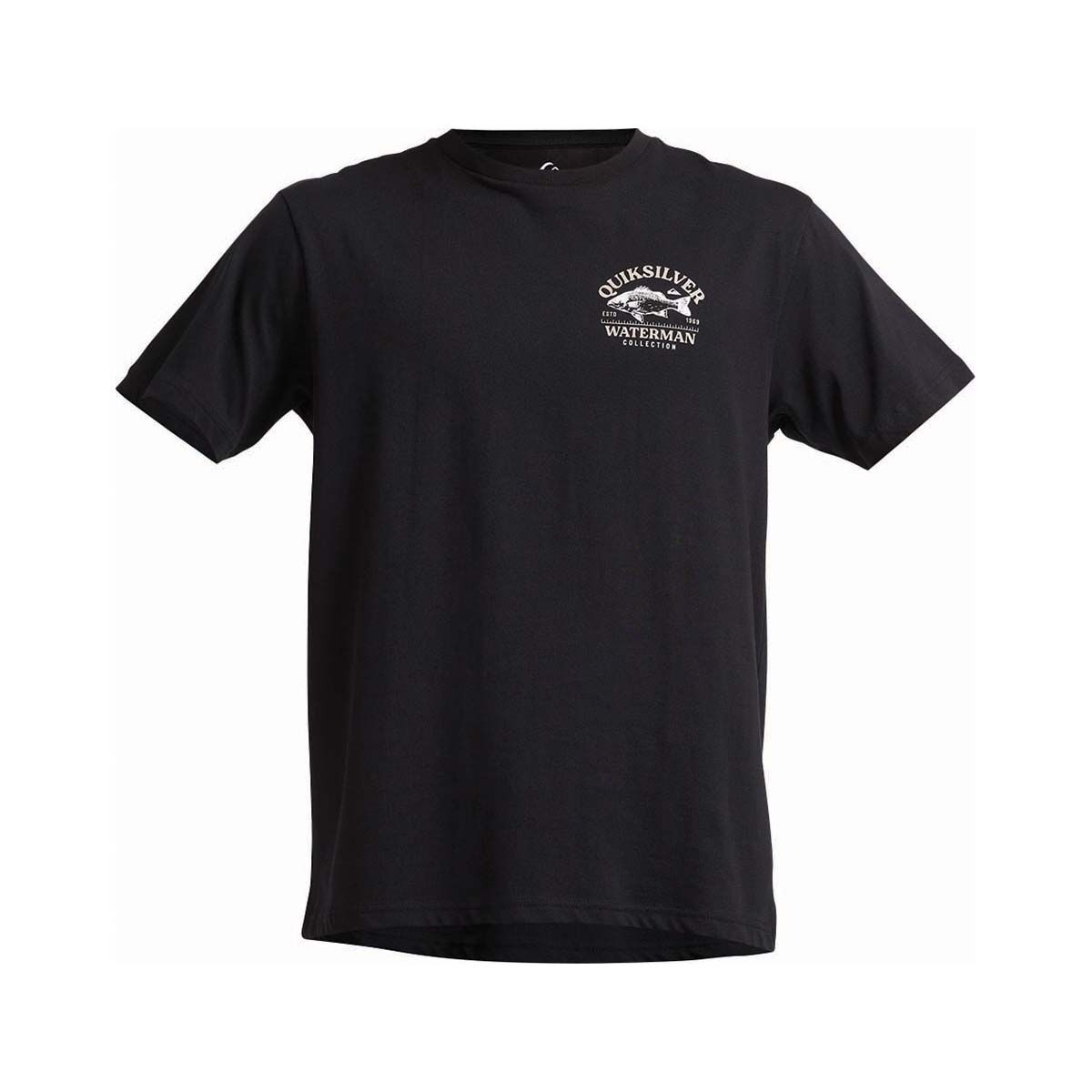 Quiksilver Men&rsquo;s Ground Swells Short Sleeve Tee, Black, bcf_hi-res