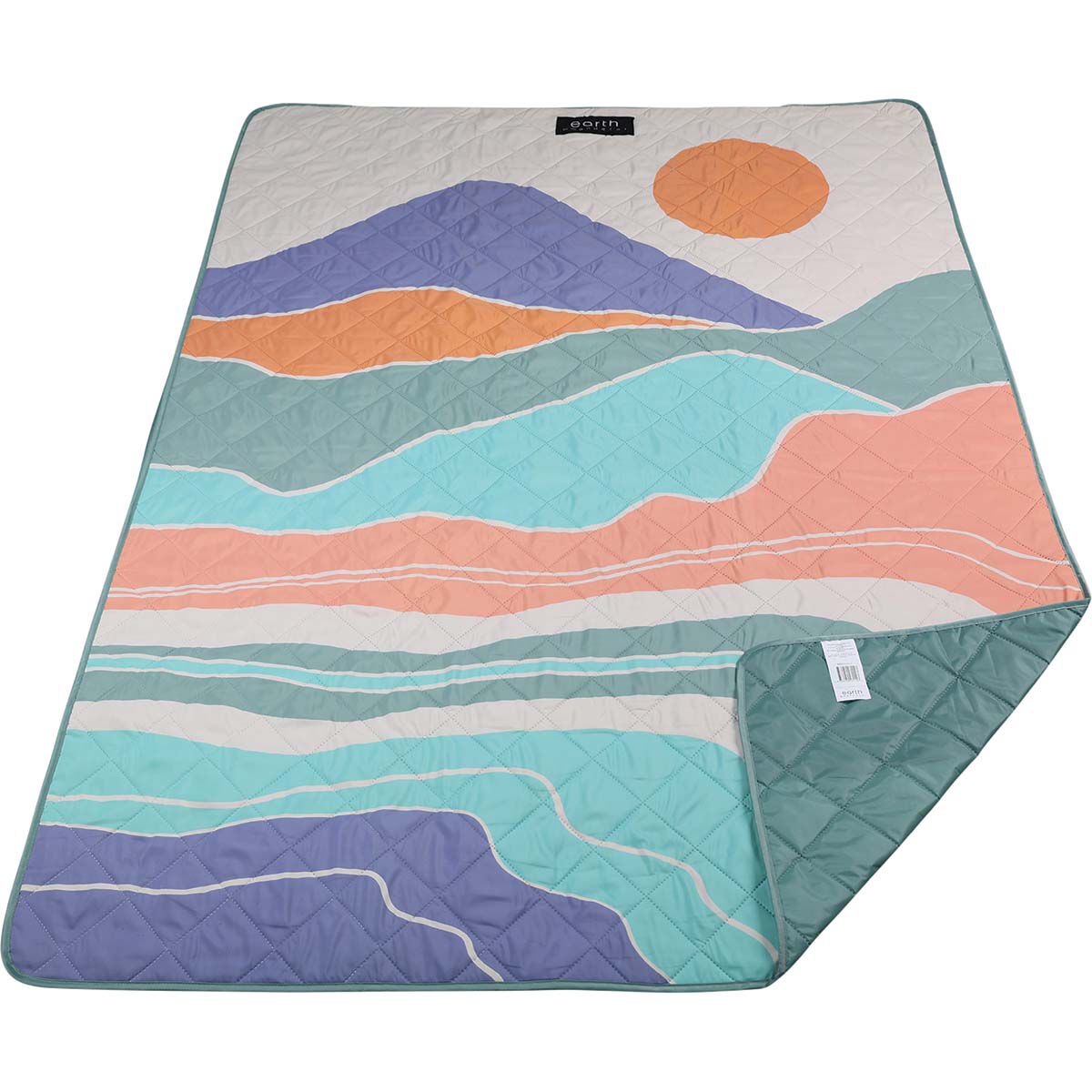 earth by Wanderer&reg; Sunset Recycled Fabric Picnic Blanket, , bcf_hi-res