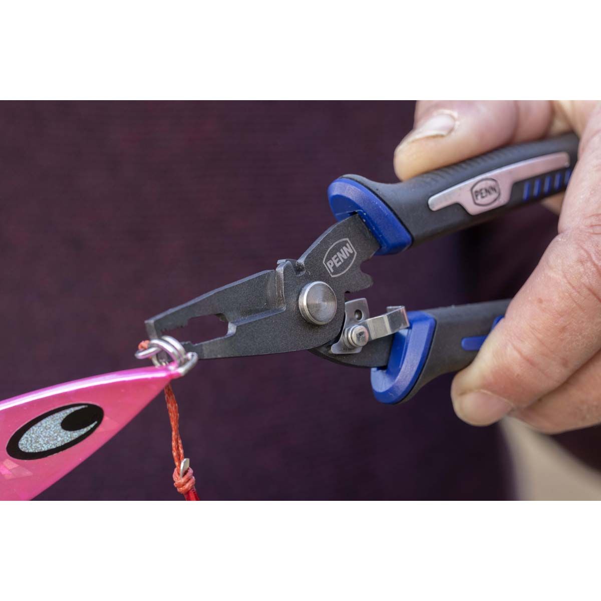 Penn Saltwater Split Ring Pliers 6in Blue, , bcf_hi-res